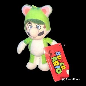NWT Nintendo Super Mario Luigi In Frog Costume 7 Inch Plush
